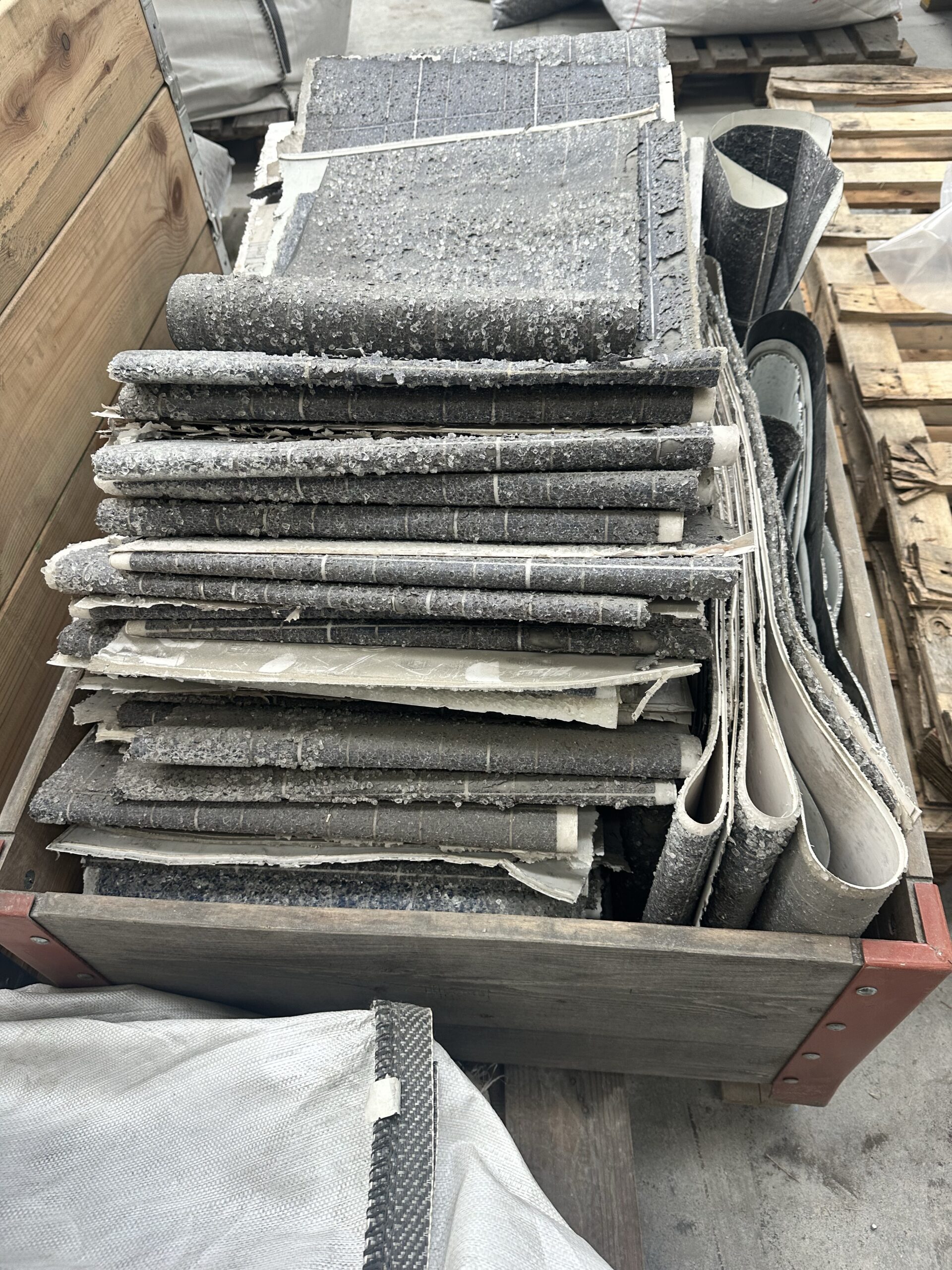 PV laminate material for recycling at Circular Silicon